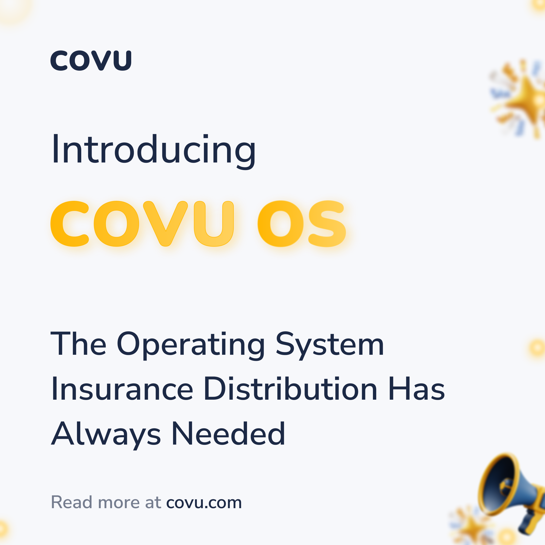 Introducing COVU OS — The Operating System Insurance Distribution Has Always Needed
